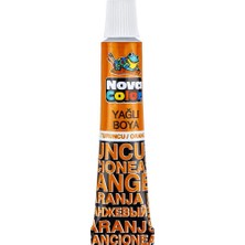 Rafta Nova Color Yağlı Boya Tüp Turuncu NC-134 12 Li (1 Paket 12 Adet)
