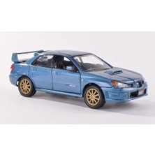 Rafta Subaru Impreza Wrx Stı, Met.-Mavi-Gri, Araba, Hazır, Motormax 1: 24