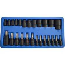 Brio Lokma Seti Torx 1/2 1/4 3/8 25 Parça T8-T60 / E4, E22