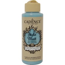 Rafta Cadence Style Matt Akrilik Boya, 120 Ml, Mavi Zirkon