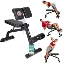 Lifepro Çok Amaçlı Roma Sandalyesi - Katlanabilir Sırt Uzatma Tezgahı ve Ab Bench Egzersiz Sandalyesi - Tüm Vücut Eğitimi Için Çok Yönlü Evde Hiperekstansiyon Tezgahı ve Ab Sandalyesi (Gri)