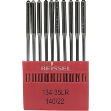 Rafta Beıssel Beissel 134-35LR Sanayi Tipi Saya Makinesi Baltalı Iğnesi 22/140 Numara Ses Uçlu 10 Adet (1 Paket)