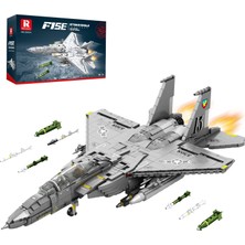 Rafta Reobrix F-15E Avcı Jet Bina Setleri Grev Kartal Askeri Uçak Modeli
