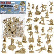 Rafta Bmc Ww2 Iwo Jima Abd Deniz Piyadeleri Plastik Ordu Erkek - Taba 36 Parça Amerikan Asker Figürleri