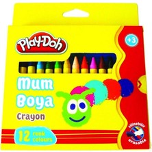 Rafta Play Doh Silinebilir Jumbo Crayon Mum Boya 12 Renk