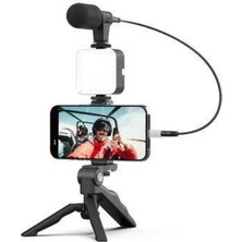 Kompakt Video Yapım Kiti Mini Tripod ve LED Işık