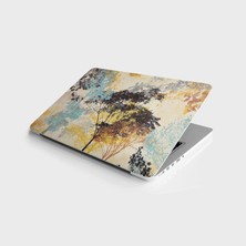 Rafta Laptop Sticker Bilgisayar Notebook Pc Kaplama Etiketi 3D Absract Ağaç Desen