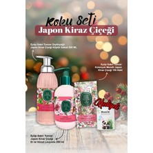 Rafta Japon Kiraz Çiçeği Köpük Sabun 500ML, Kolonyalı Mendil 150'LI, Losyon 280ML ve Rosie Pamuk
