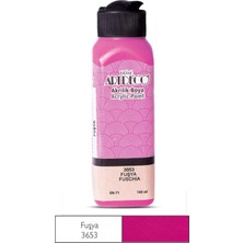 Rafta Artdeco Akrilik Boya, 140 Ml, 3653 Fuşya, Tuval, Kâğıt, Ahşap, Seramik ve Polyester Için