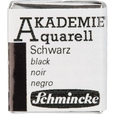 Rafta Schmincke Akademie Aquarell Yarım Tablet Sulu Boya 782 Black