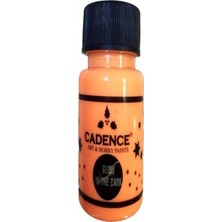 Rafta Cadence Glow In Dark Karanlıkta Parlayan Boya, 50ML, Turuncu