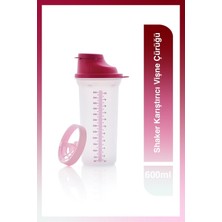 Rafta Tupperware Visne Çurugu 600 ml Shaker Karıştırıcı Sızdırmaz Pratik Spor Beslenme Aksesuarı