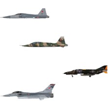 Rafta Pm Model Maket Set Tuaf Fıghters (F-5A, F-5b, F-4, F-16)