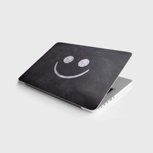 Rafta Laptop Sticker Notebook Pc Kaplama Etiketi Gülümse