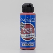 Rafta Cadence Hybrid Glitter Multisurface Akrilik Boya, 120ML, Mercan