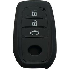 Rafta Autohan Keys Toyota C-Hr, Camry, Corolla Cross, Prius, Prado, Rav4, Hilux ile Uyumlu Anahtar Kılıfı (Silikon)