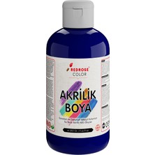 Rafta Red Rose Lacivert Akrilik Boya 250 gr
