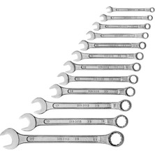 Rafta Mannesmann Çatal Halka Anahtar Seti, 12 Parça, 6-22 Mm, Cv, Gs, M 130-12DIN