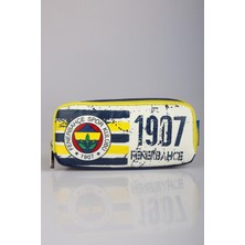 Rafta Fenerbahçe Lisanslı Çift Bölmeli Kalem Çantası, Sarı Lacivert, Dekomus Cep Defteri Hediyeli