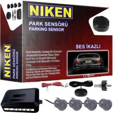 Rafta Niken Park Sensörü Ses Ikazlı 22MM Gri Sensör