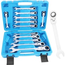 Rafta Brio 1500-RW8X22 Anahtar Kombine Cırcırlı Set 12 Parça 8-22 mm 72 Diş