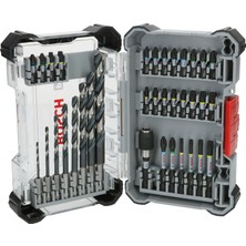 Rafta Bosch 35 x Pro Impact Metal Set, 35 Parça (Çelik, Dökme Demir, 200 x 107 Mm, Profesyonel Aksesuar Tornavida, Tornavida Için)