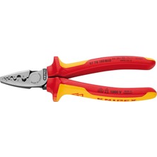 Rafta Knıpex Yüksükler Için Sıkma Pensesi, Çok Bileşenli Manşonlarla Izole Edilmiş, Vde-Testli 180 mm 97 78 180
