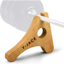 Rafta YES4ALL Y Jack Mini Çapraz Kaldırıcı, Uzun Ağırlık Kaldırıcı, Ağırlık Plakalarının Yüklenmesi ve Boşaltılması Için Uygundur - Çapraz Kaldırma, Powerlifting ve Ağırlık Kaldırma Için Tasarlanmıştır