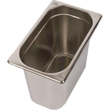 Rafta Paslanmaz Çelik Gastronom/gastronorm Küvet Gn 1/3-200 (32,5 x 17,6 x 20 Cm)