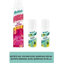 Rafta Batiste Kuru Şampuan Xxl Volume 200 ml Kuru Şampuan Orıgınal 50 ml X2
