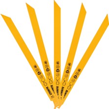 Rafta Dewalt DT2355 Tılkı Kuyruğu Testere, Sarı, 5 Adet