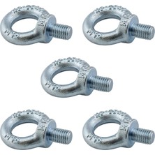 Rafta Aybolt 10 mm Halka Civata 5 Adet Eye Bolt Metal Civatası Çelik Montaj ve Sabitleme Hırdavat Bağlantı