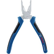 Rafta Bosch Professional Ph2 180 mm Kombinasyon Pensesi 1600A01TH7, Krom-Vanadyum Çeliği, Kauçuklu Tutma Yüzeyi