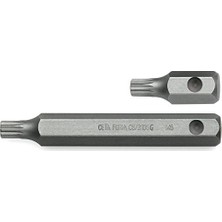 Rafta Ceta Form CB/3016G 30 mm L Küçük M16 Xzn Tahrik Spline Uçları Yedek Vida Yivi - Krom