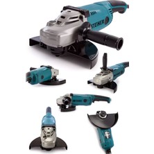 Rafta Steiner Alman 3800 Watt Tam Professional Büyük Taşlama Demir Kesme Makinesi 180 mm