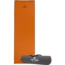Rafta Teton Sports Standart Uyku Matı, Kamp ve Sırt Çantası Seyahatleri Için, Turuncu, 190,5 x 61 x 5,1 cm (1041A)