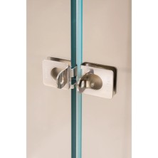 Rafta Proalet Cam Cama Emniyet Aparatı, Kilitsiz, Çift, Cam, Kapı, Güvenlik Aparatı, Metal, Estetik Tasarım