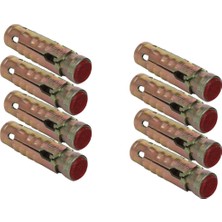 Rafta Tapalı Çekme Çelik Dübel M12X45 mm Genleşmeli Iç Diş M8 Montaj Bağlantı Aparat 8 Adet