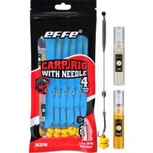 Effe Carp Rig With Needle HG3516 Mısırlı Kokulu Iğneli Sazan / Boilie Hazır Takımı - No-4
