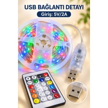 Astraltech USB Bağlantılı 10 Metre Rgb LED Işık