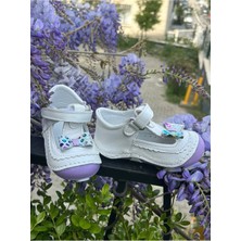 Scarpe Magiche Lavanta Prenses Deri Ayakkabı