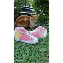 Scarpe Magiche Pembe Simli Unicorn Bot (31-35 Numara Arası Işıksızdır )