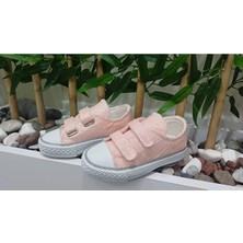 Scarpe Magiche Pembe Simli ve Işıklı Kız Ayakkabısı (31-35 Numara Arası Işıksızdır )