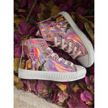Scarpe Magiche Hunter Kızlar Pembe Hologram Kız Çocuk Ayakkabısı (31-35 Numara Arası Işıksızdır )