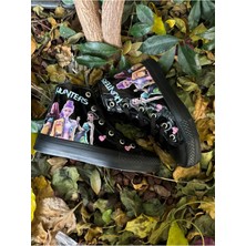 Scarpe Magiche Hunters Kızlar Siyah Ayakkabı Okula Dönüş