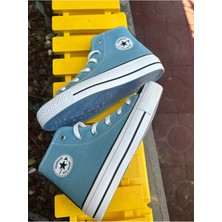 Scarpe Magiche Unisex Mavi Yüksek Bilek Sneaker