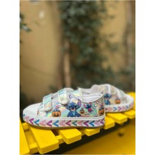Scarpe Magiche Stitch Baskılı Kız Çocuk Ayakkabısı (31-35 Numara Arası Işıksızdır )