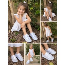 Scarpe Magiche Taşlı Kız Çocuk Ayakkabısı (31-35 Numara Arası Işıksızdır )