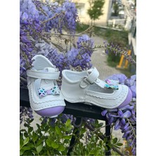 Scarpe Magiche Lavanta Prenses Deri Ayakkabı