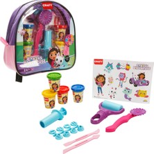 Crafy Sırt Çantalı Gabby’s Dollhouse Oyun Hamuru Seti 200 gr 18 Parça